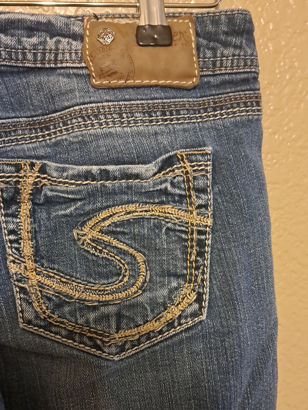 Size 29 Women's Silver Classic Women's Blue Denim Jeans - Picture 4 of 10